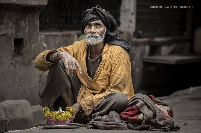 indian beggar